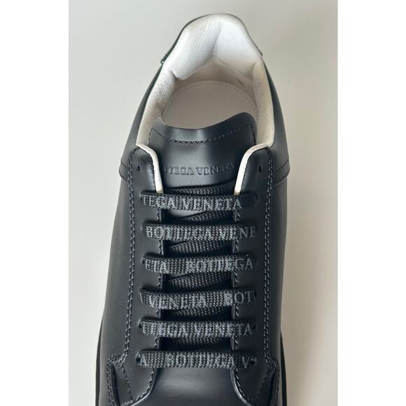 NIB $690 Bottega Veneta Men\'s Calf Leather Black Sneakers 7.5 US (40.5) 578298 main image 5